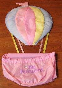 Fisher Price Puffalump HOT AIR BALLON Plush Toy Holder - Vintage 1986